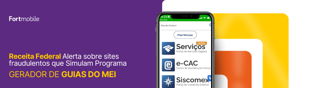 Receita Federal Alerta Sobre Sites Fraudulentos que Simulam Programa Gerador de Guias do MEI
