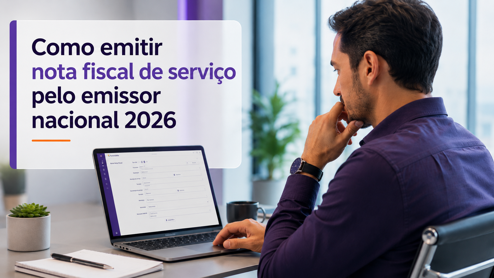 como emitir nota fiscal de serviço pelo emissor nacional 2026